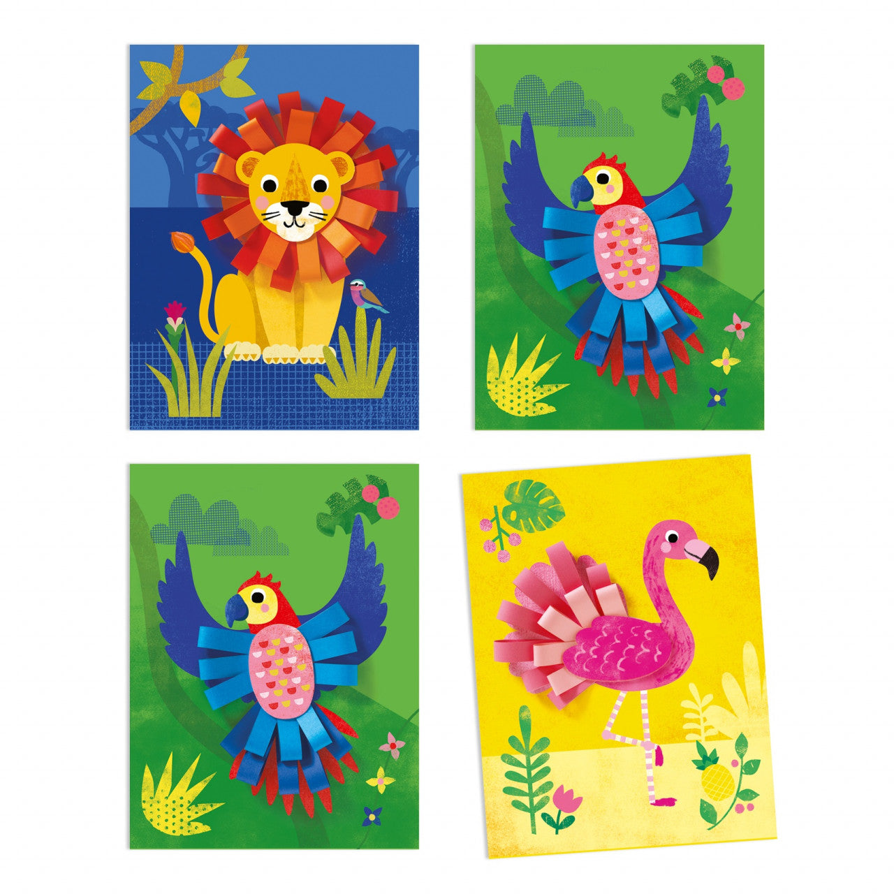 Atelier creativ Animale cu bucle, Djeco