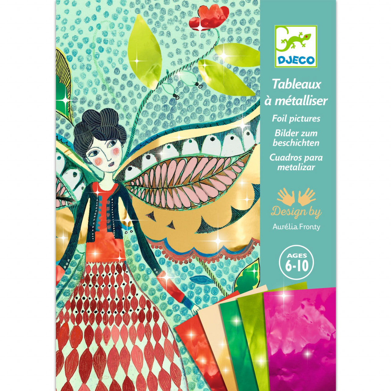 Atelier creativ cu foite metalice Zana licurici, Djeco