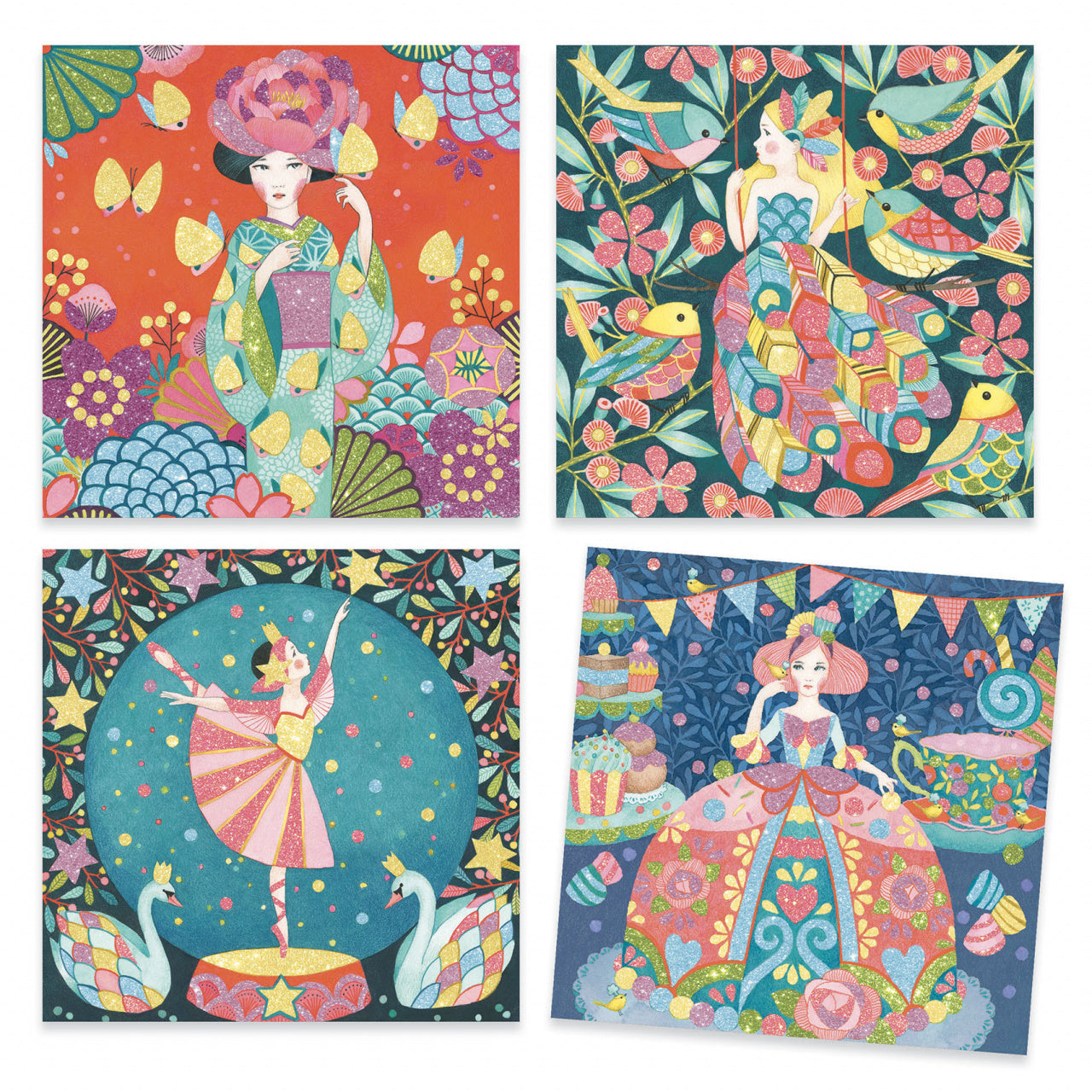 Atelier creativ cu sclipici Daydream, Djeco