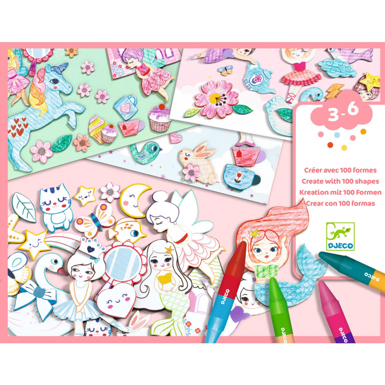 Atelier creativ O lume pentru fete, Djeco
