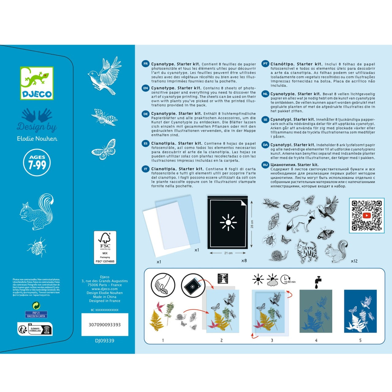 Atelier de creatie Cianotip, Djeco