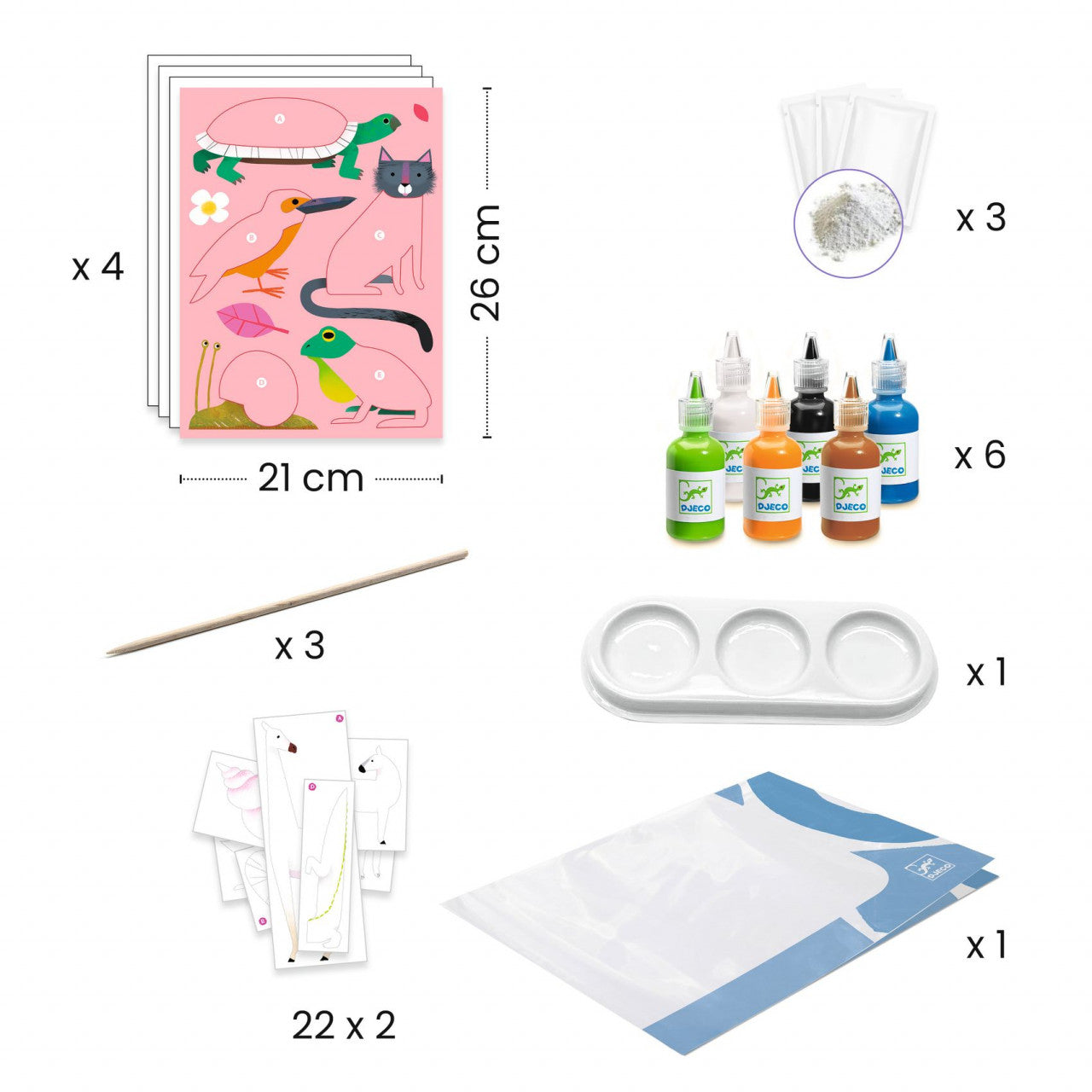 Atelier de pictat Colorat magic, Djeco