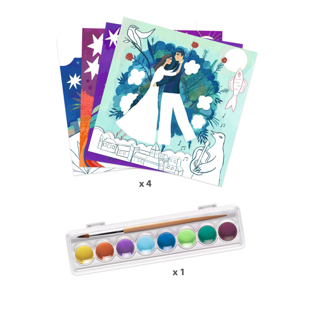 Atelier de pictura Suprarealist Inspired by Marc Chagall, Djeco