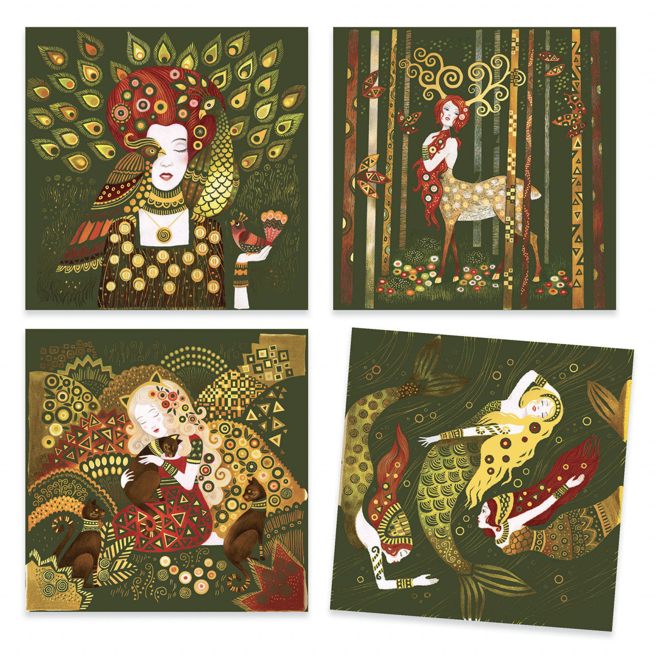 Atelier de razuit Art Nouveau Inspired by Gustave Klimt, Djeco