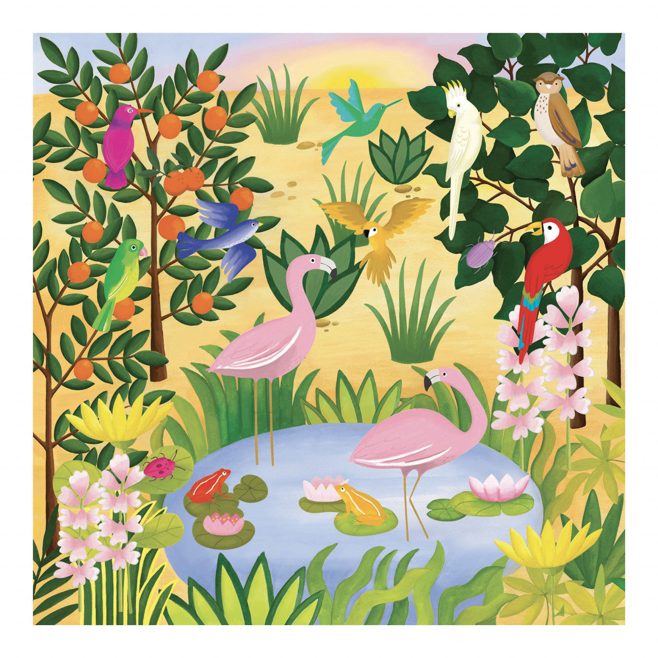 Atelier de transfer Arta naiva Inspired by Le Douanier Rousseau, Djeco