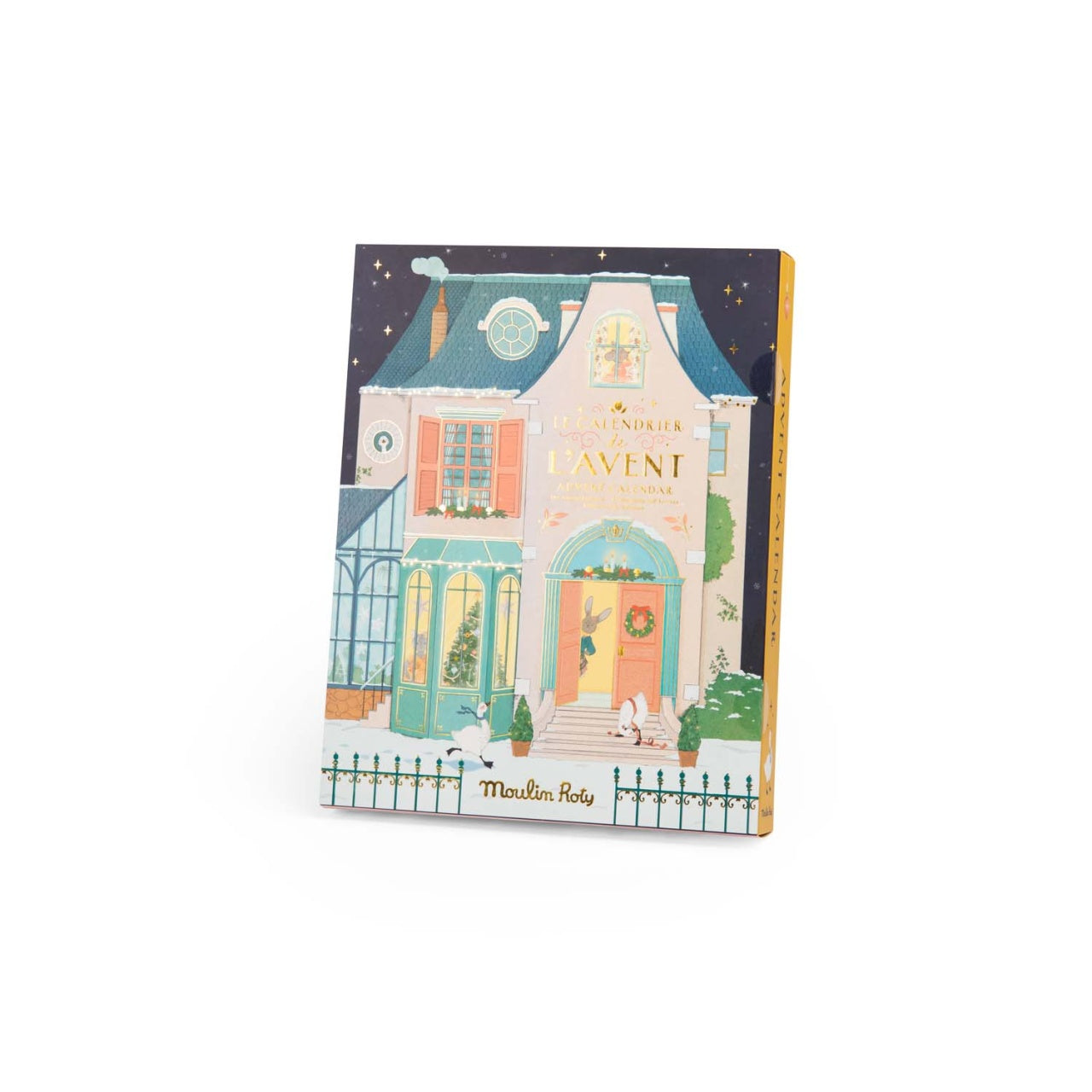 Calendar de Advent Lanterna si 23 de discuri cu povesti Mica scoala de dans Moulin Roty