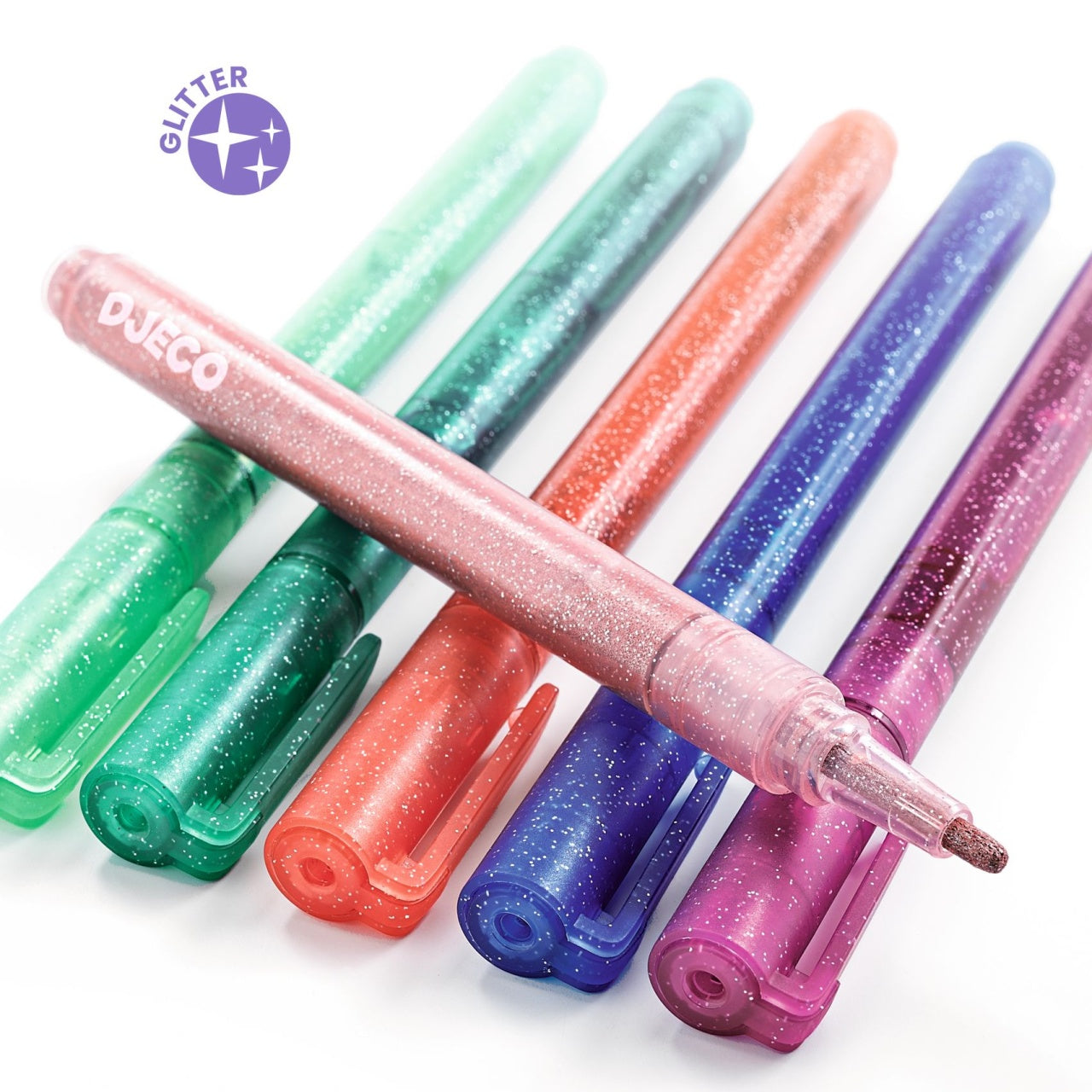 Carioca (marker) cu sclipici Sweet, Djeco