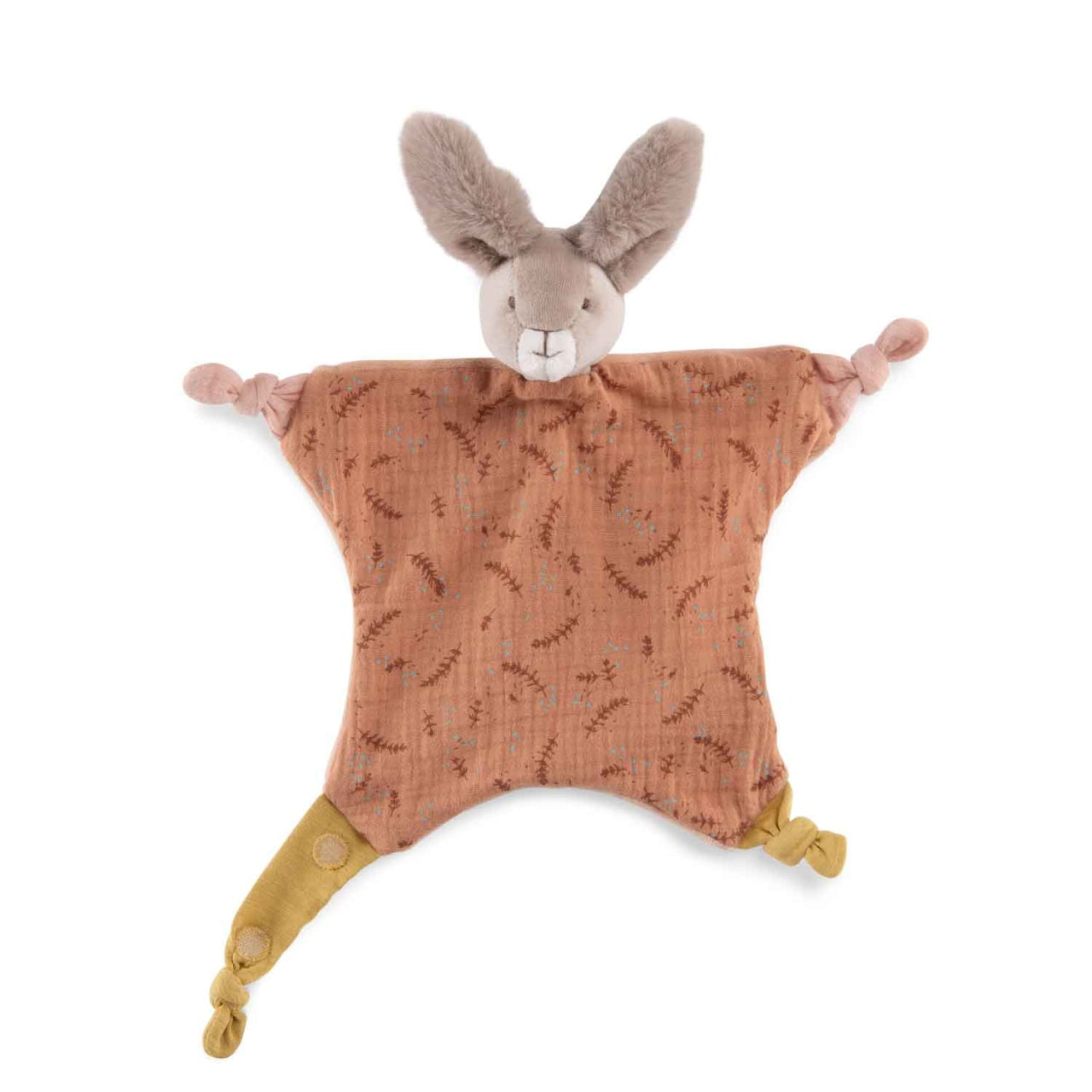 Comforter, jucarie bebe senzoriala Iepuras argila, Moulin Roty