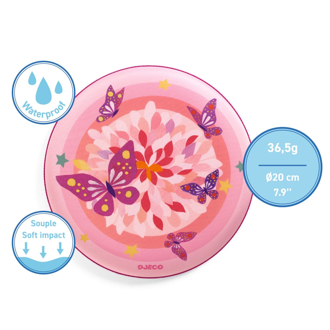 Disc frisbee Fluturi, Djeco