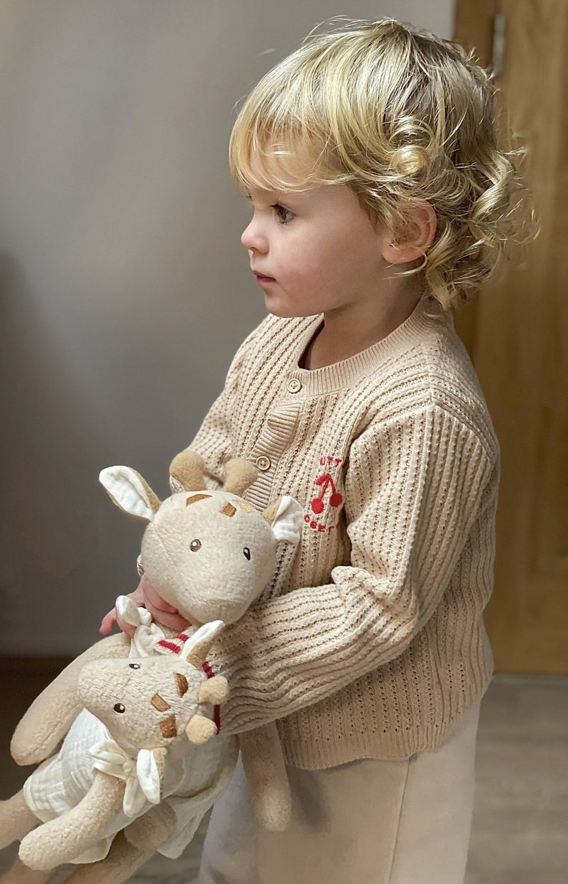 Girafa Leoni din bumbac organic, Egmont Toys