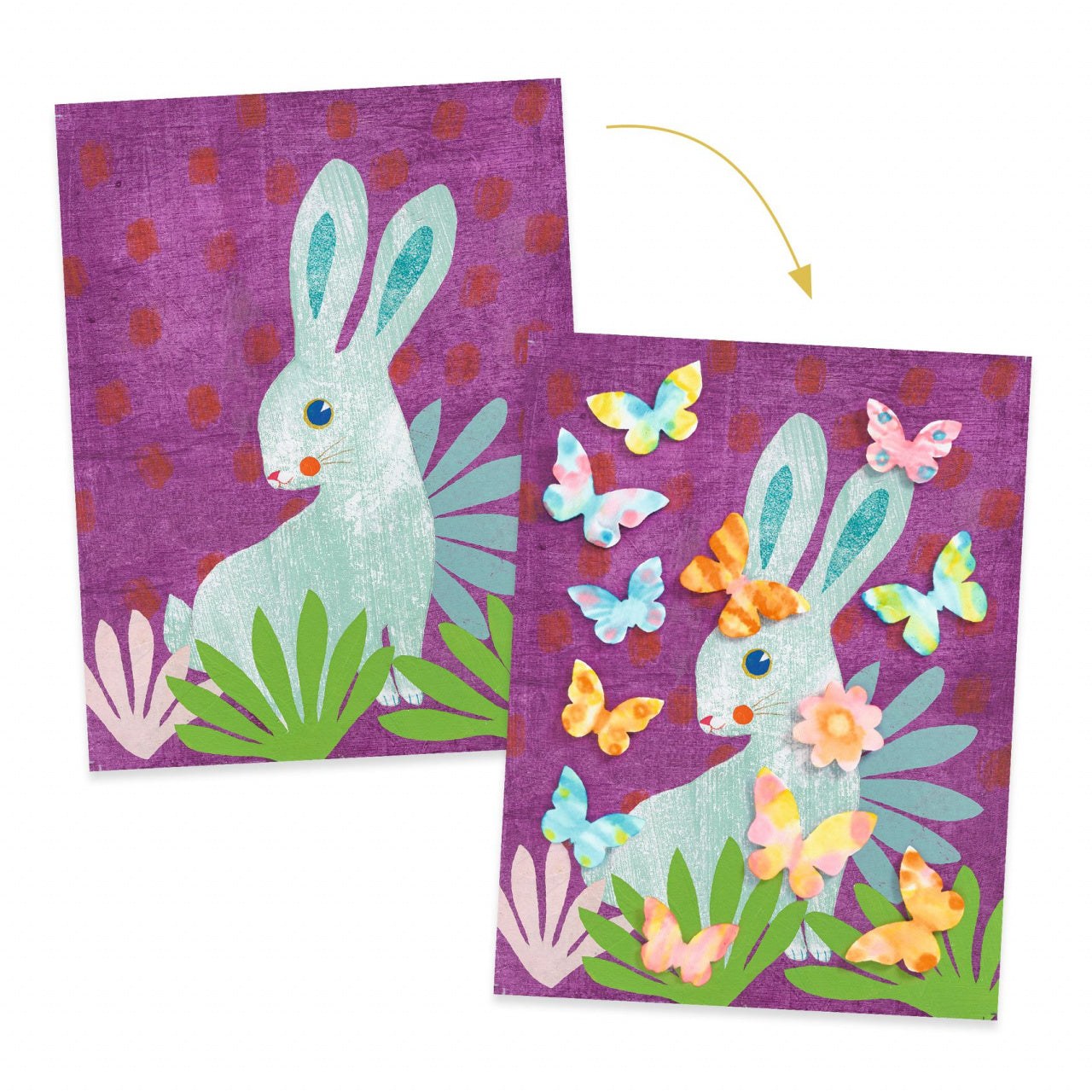 Joc creativ de decorat cu hartie, Djeco