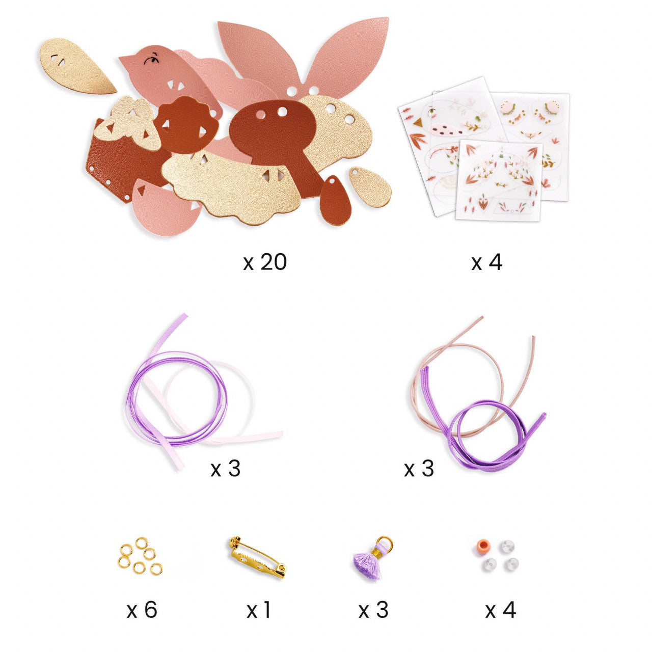 Joc creativ DIY Bijuterii Miss Rosefinch, Djeco