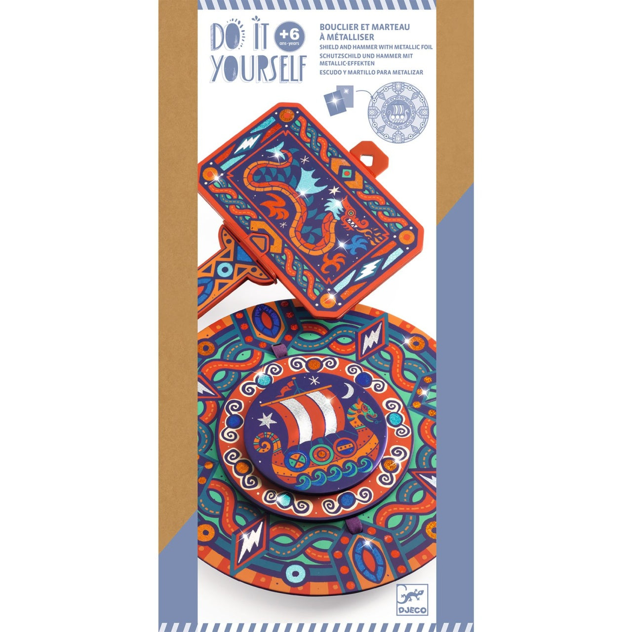 Joc creativ DIY Ca un viking, Djeco