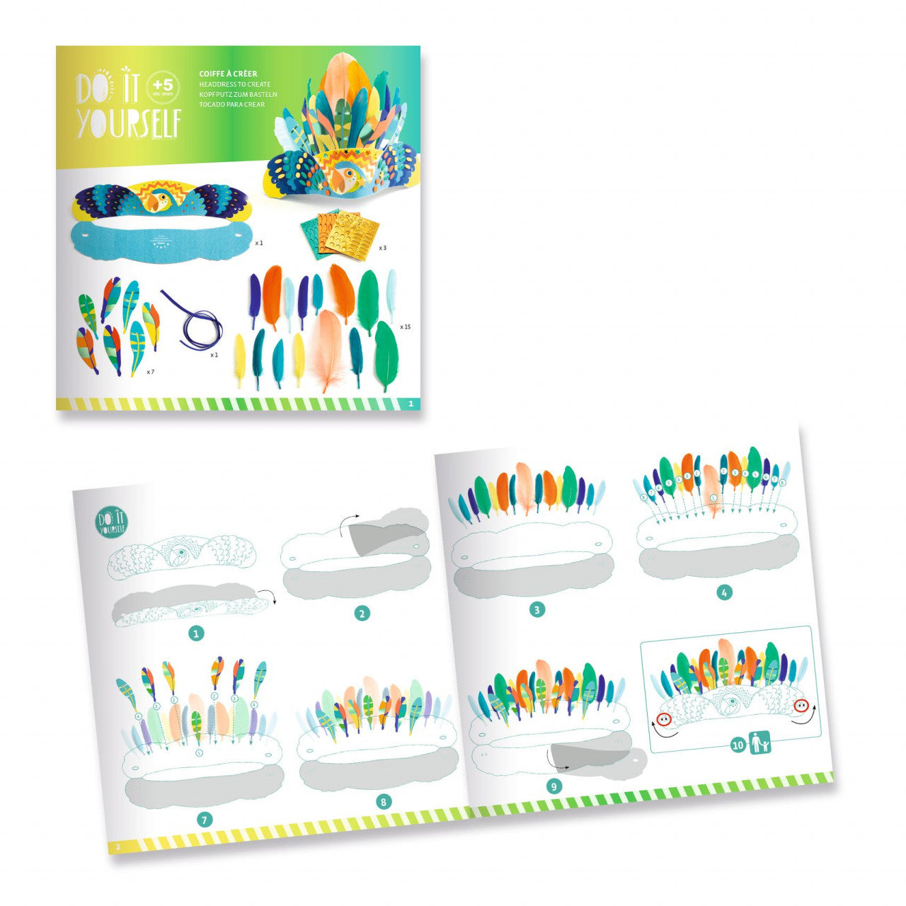 Joc creativ DIY Carnavalul Rio, Djeco