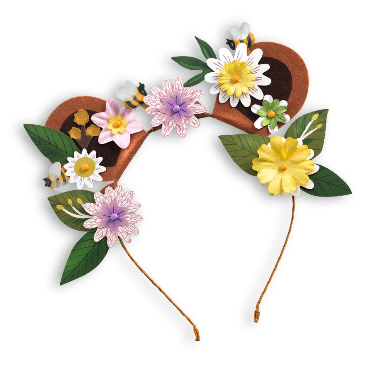 Joc creativ DIY Coronite cu flori, Djeco