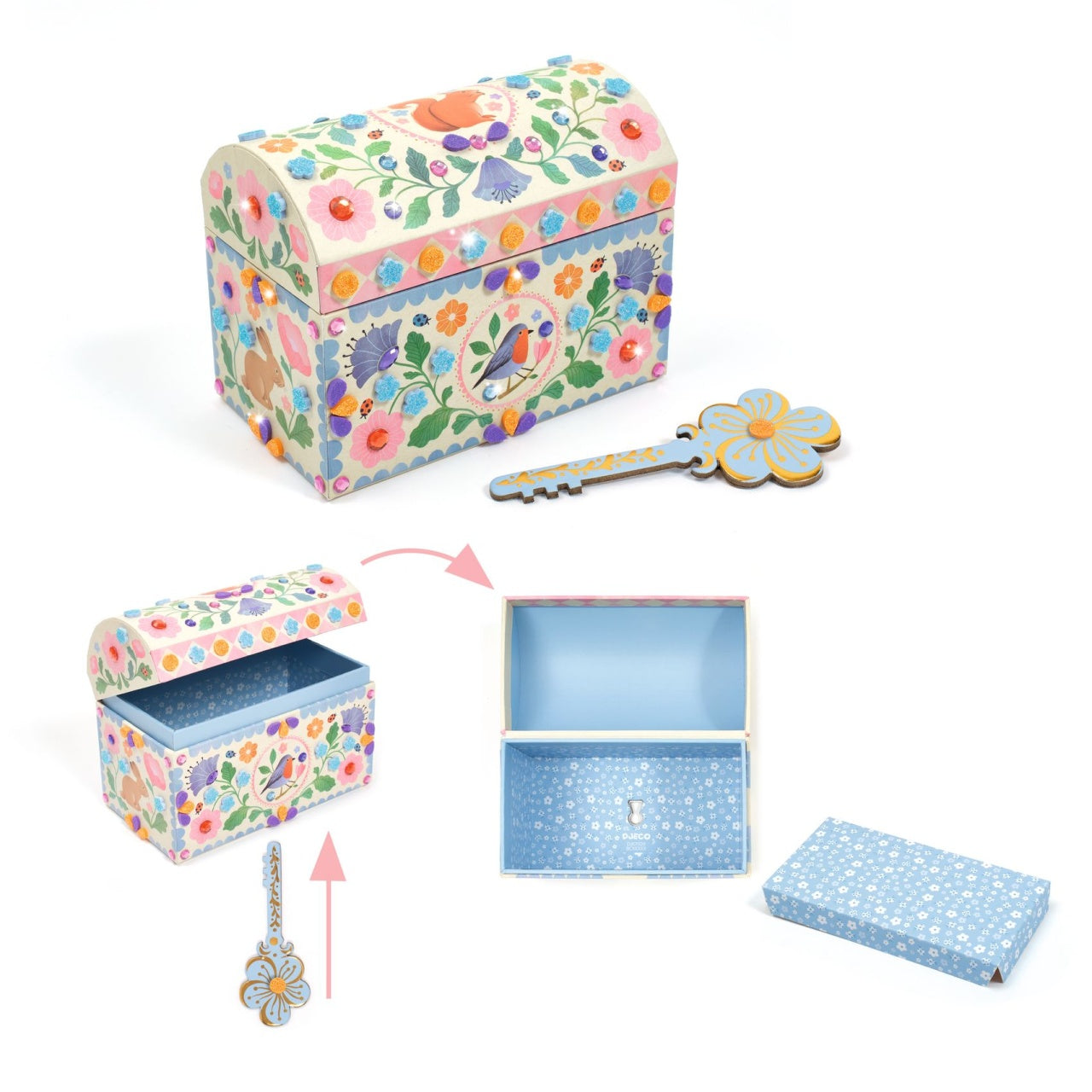 Joc creativ DIY Cufar fermecat, Djeco