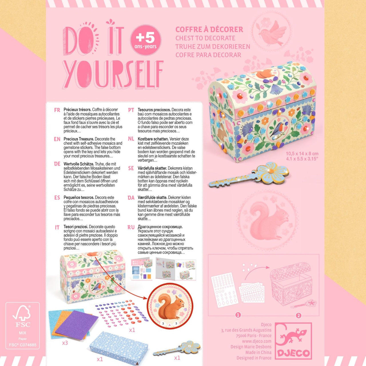 Joc creativ DIY Cufar fermecat, Djeco