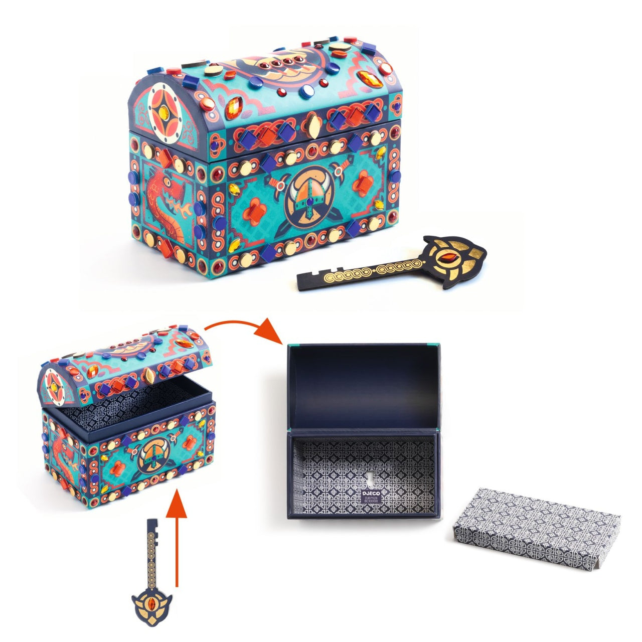 Joc creativ DIY Cufar secret, Djeco