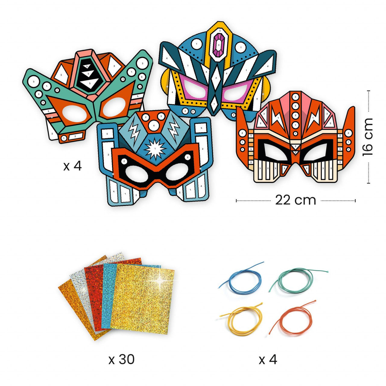 Joc creativ DIY Masti roboti, Djeco