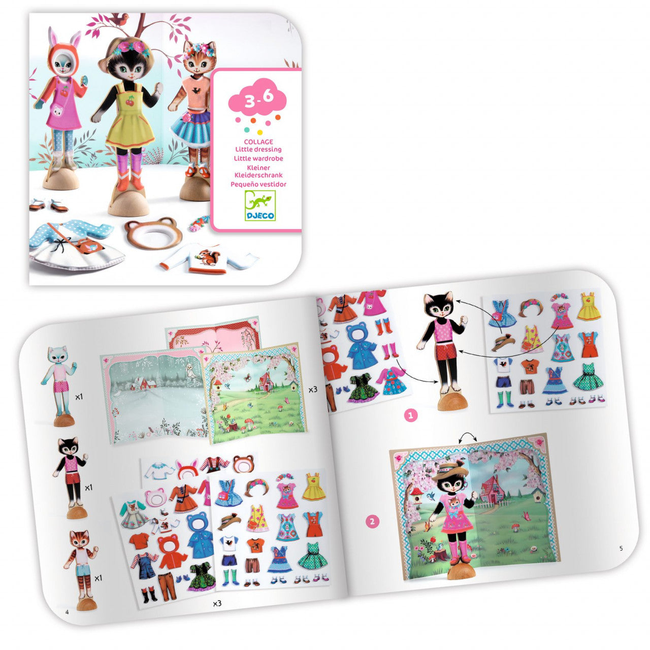 Joc creativ Mica garderoba, Djeco
