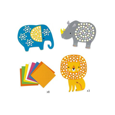 Joc creativ mozaic Jungla vesela, Djeco