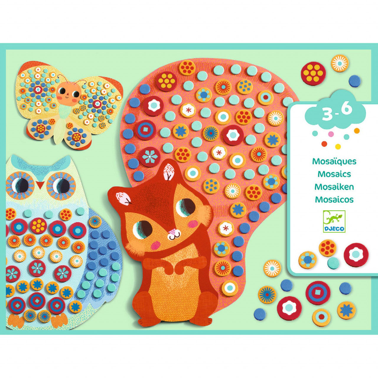 Joc creativ mozaic Milfiori, Djeco