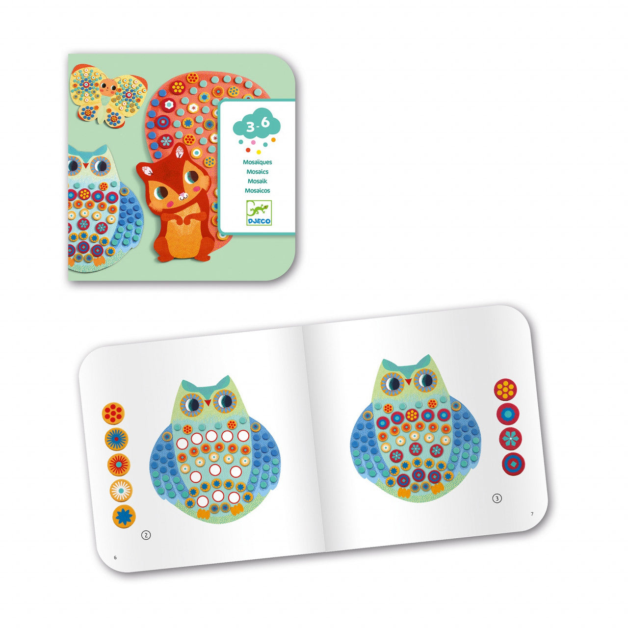 Joc creativ mozaic Milfiori, Djeco