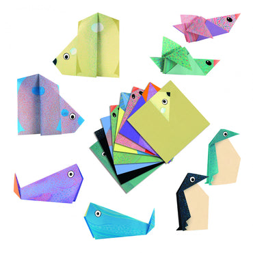 Joc creativ origami Animale polare, Djeco