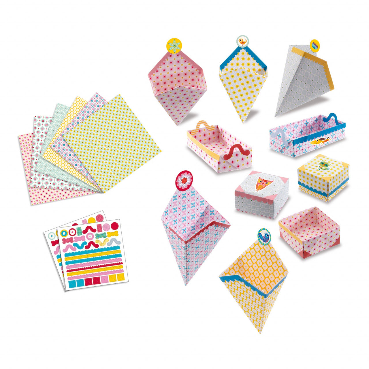 Joc creativ origami Confectionat cutii, Djeco