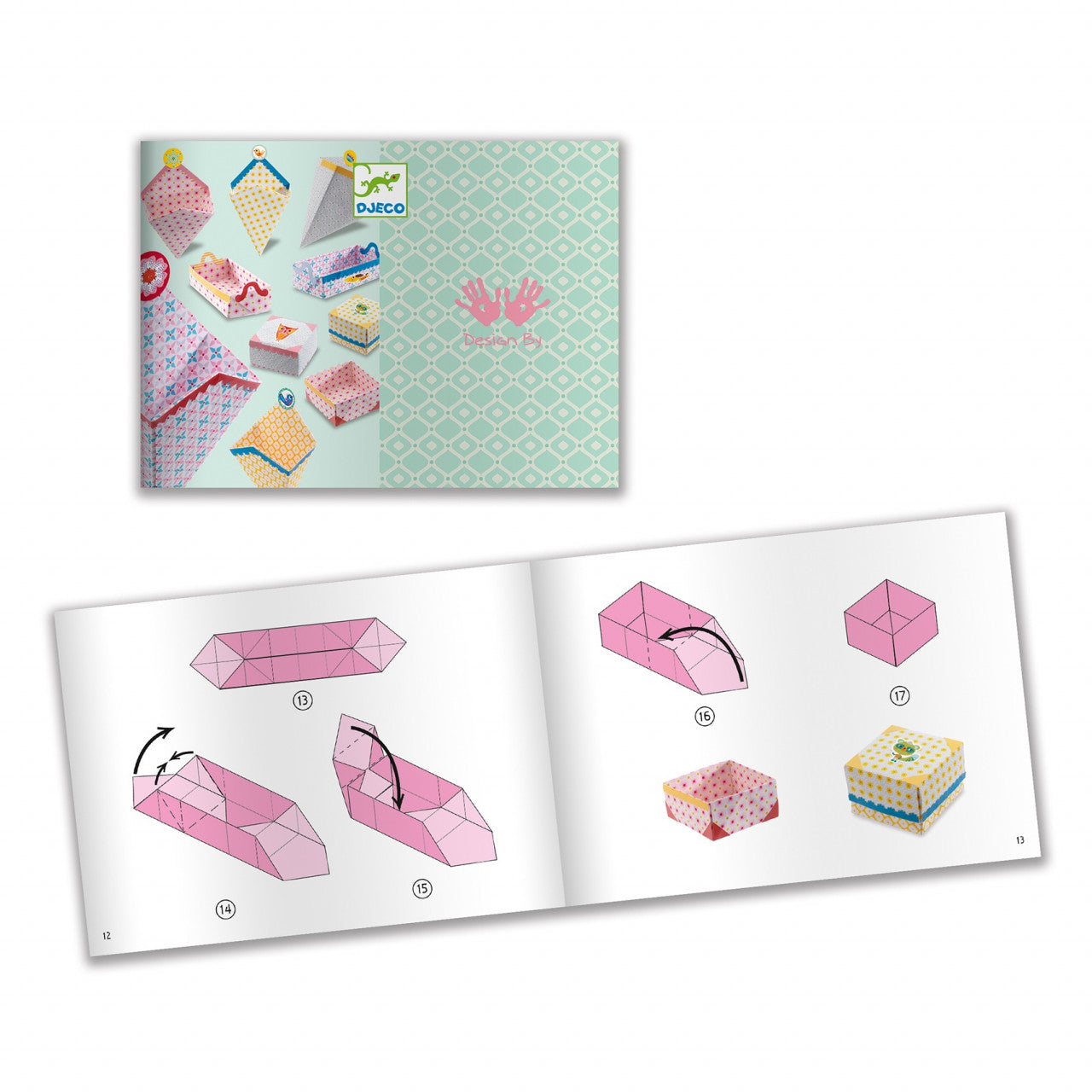 Joc creativ origami Confectionat cutii, Djeco