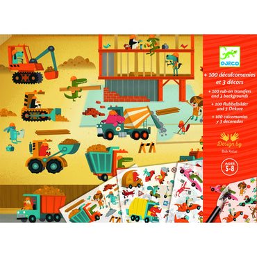 Joc creativ Transferuri cu vehicule, Djeco