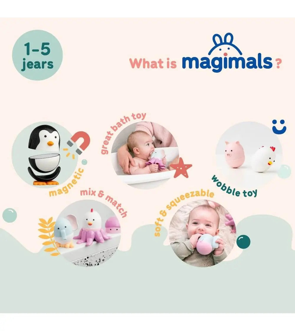 Joc cu magneti Magimals Ferma