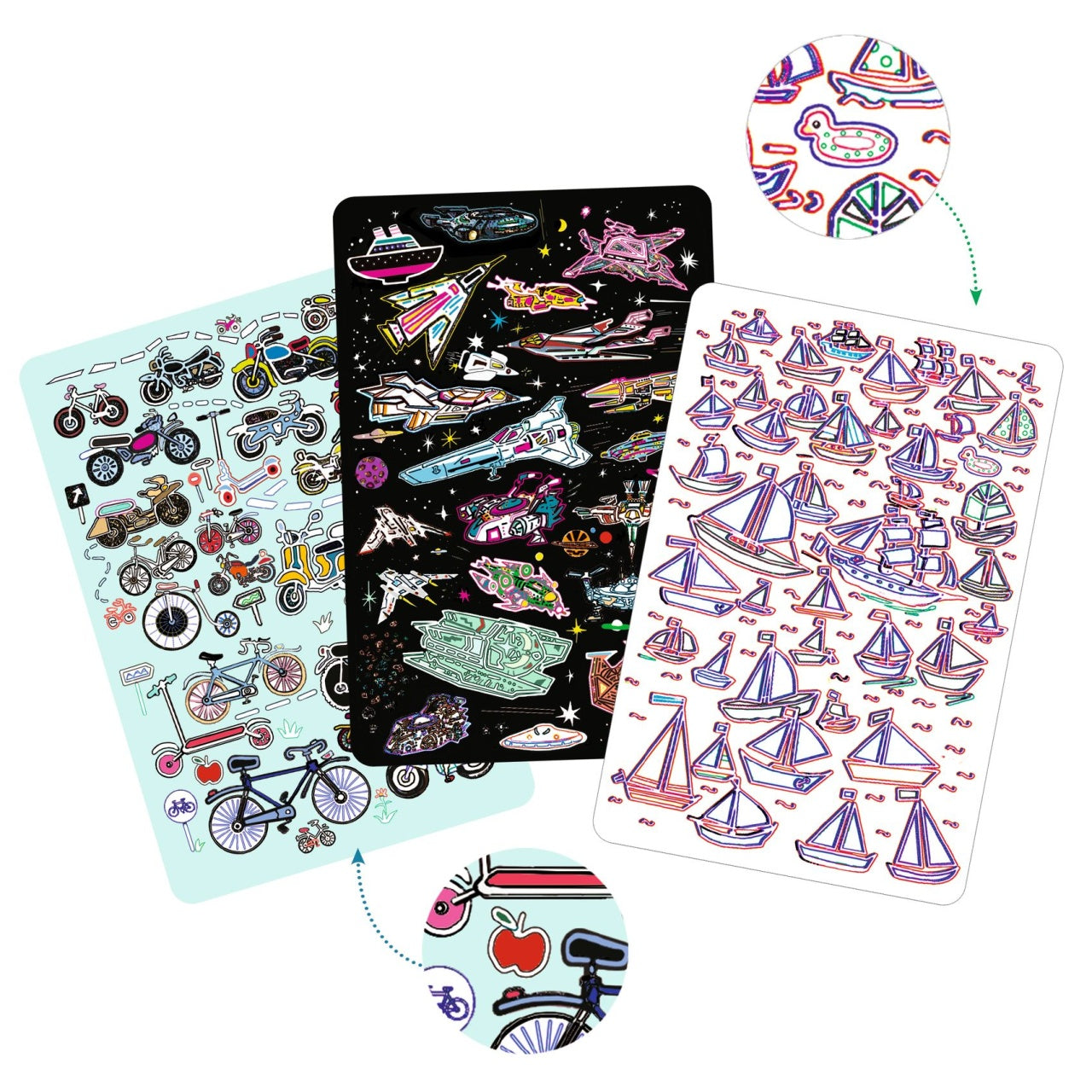 Joc de carti Myster travel, Djeco