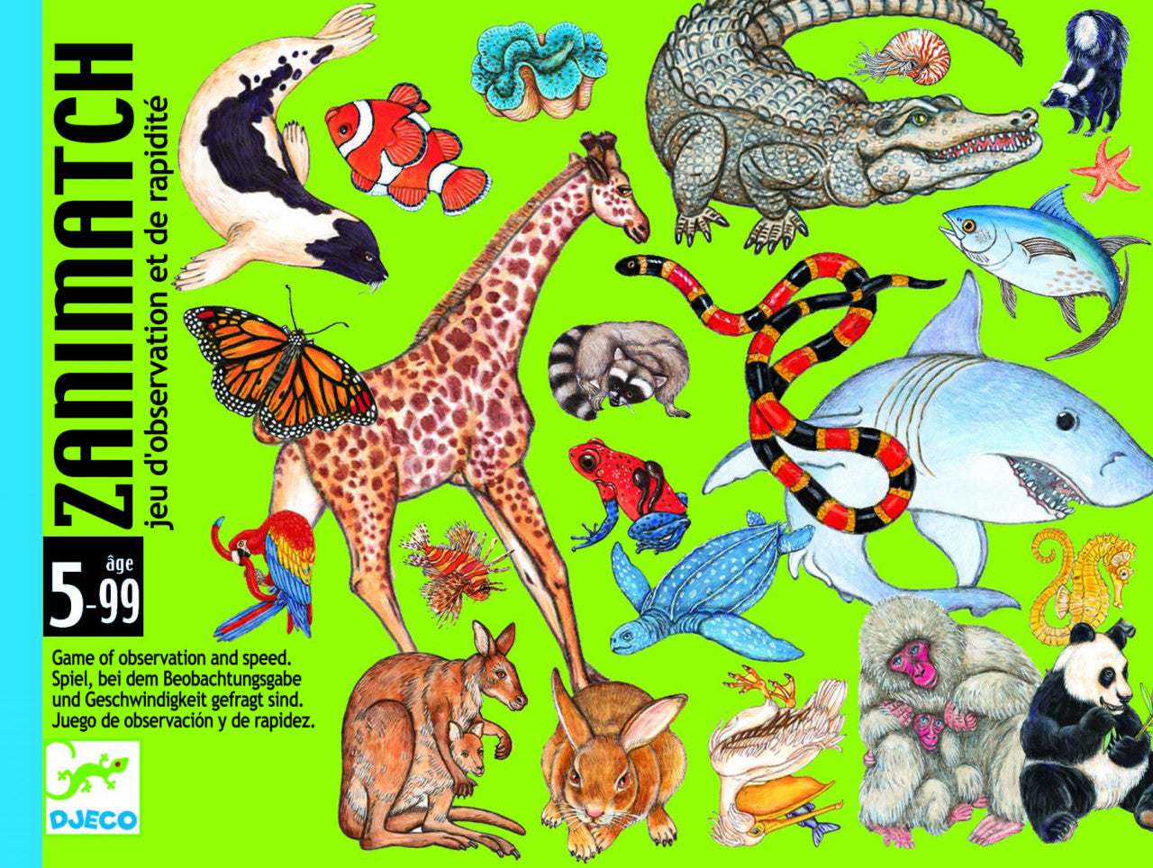 Joc de carti Zanimatch, Djeco