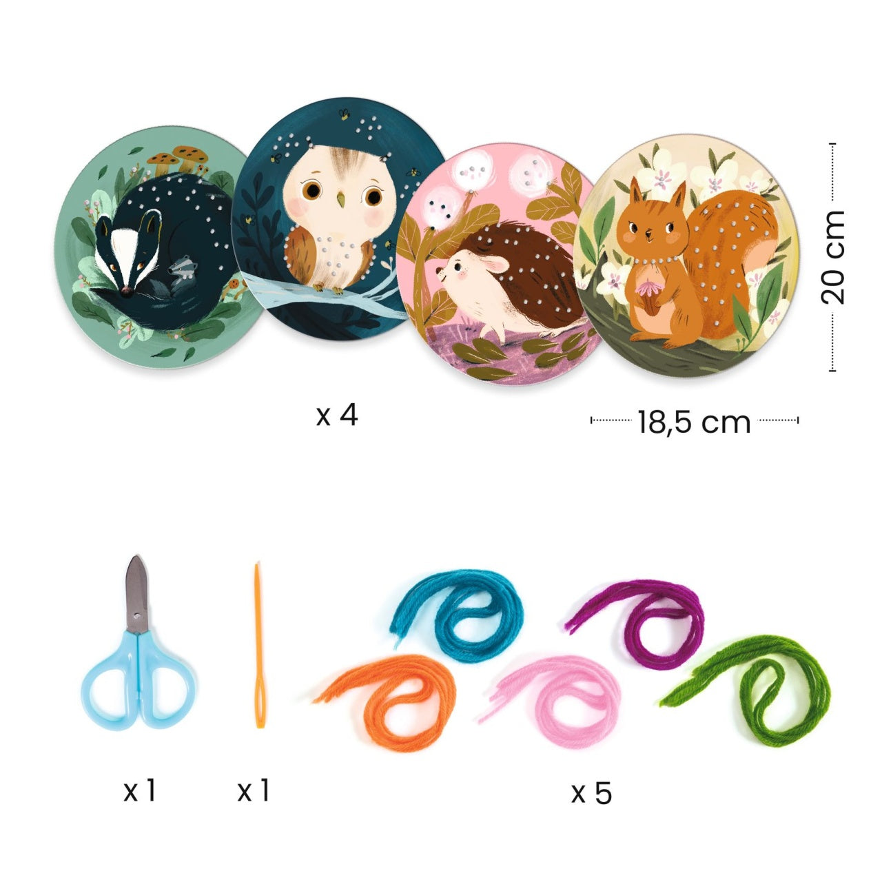 Joc de creatie Introducere in broderie, Djeco