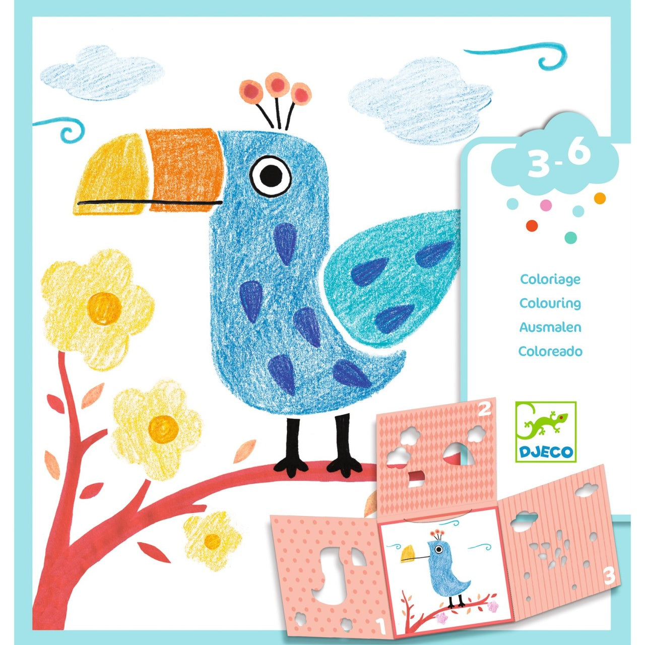 Joc de desen cu sablon, Djeco