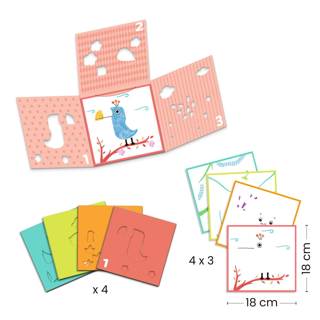 Joc de desen cu sablon, Djeco