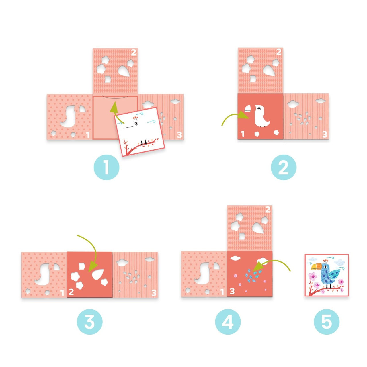 Joc de desen cu sablon, Djeco