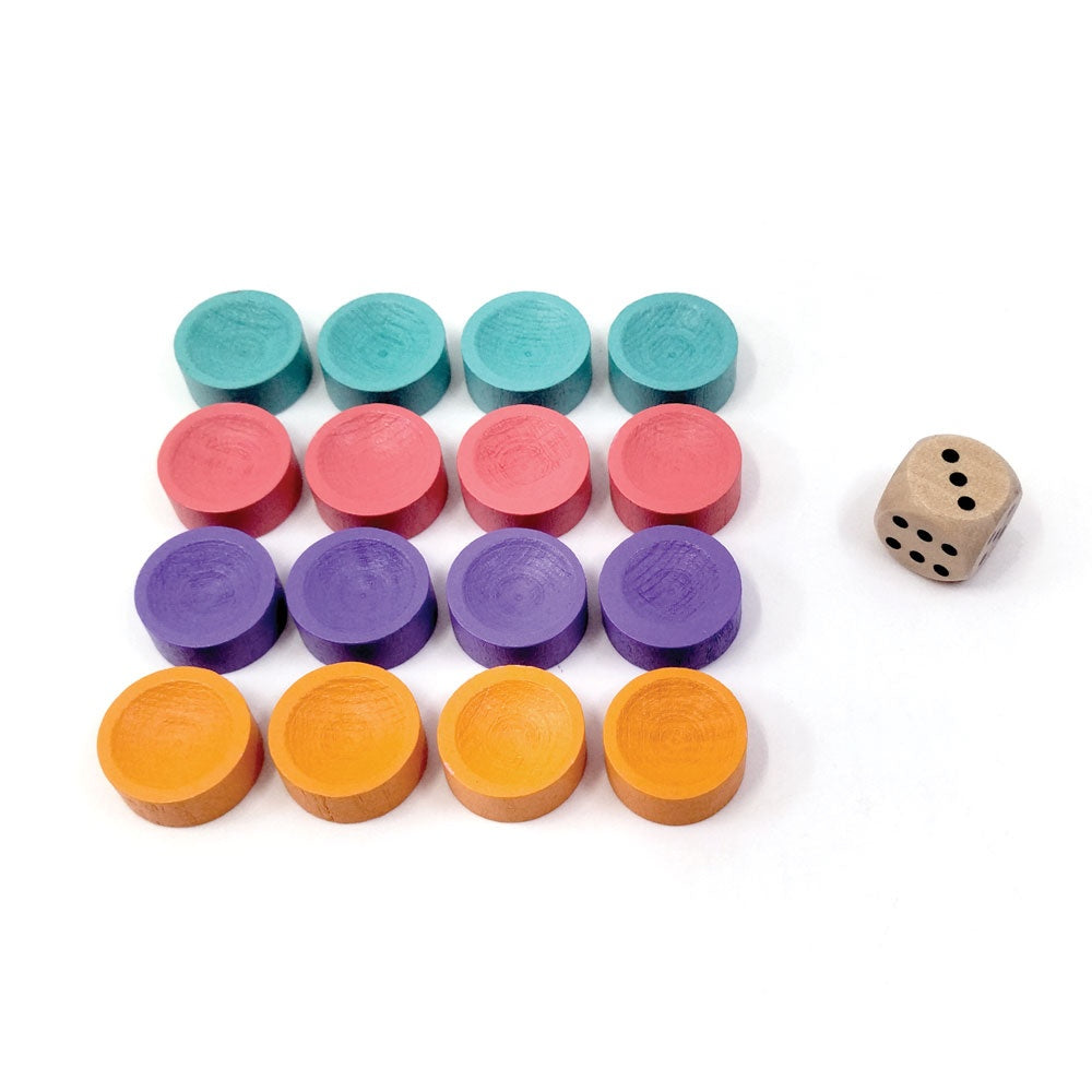 Joc de masa din lemn 2 in 1 Pinball si Ludo, Svoora