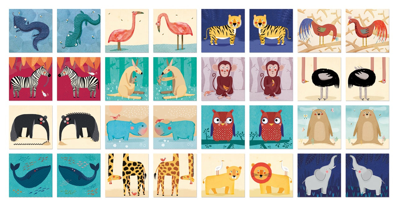Joc de memorie Animale, Londji