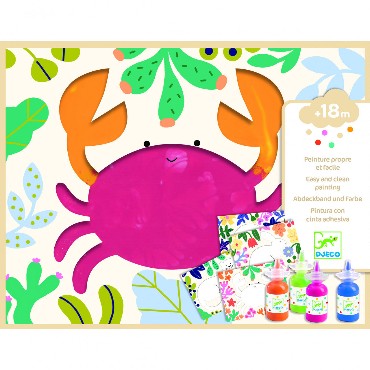 Joc de pictat pentru cei mici Frumos si simplu, Djeco