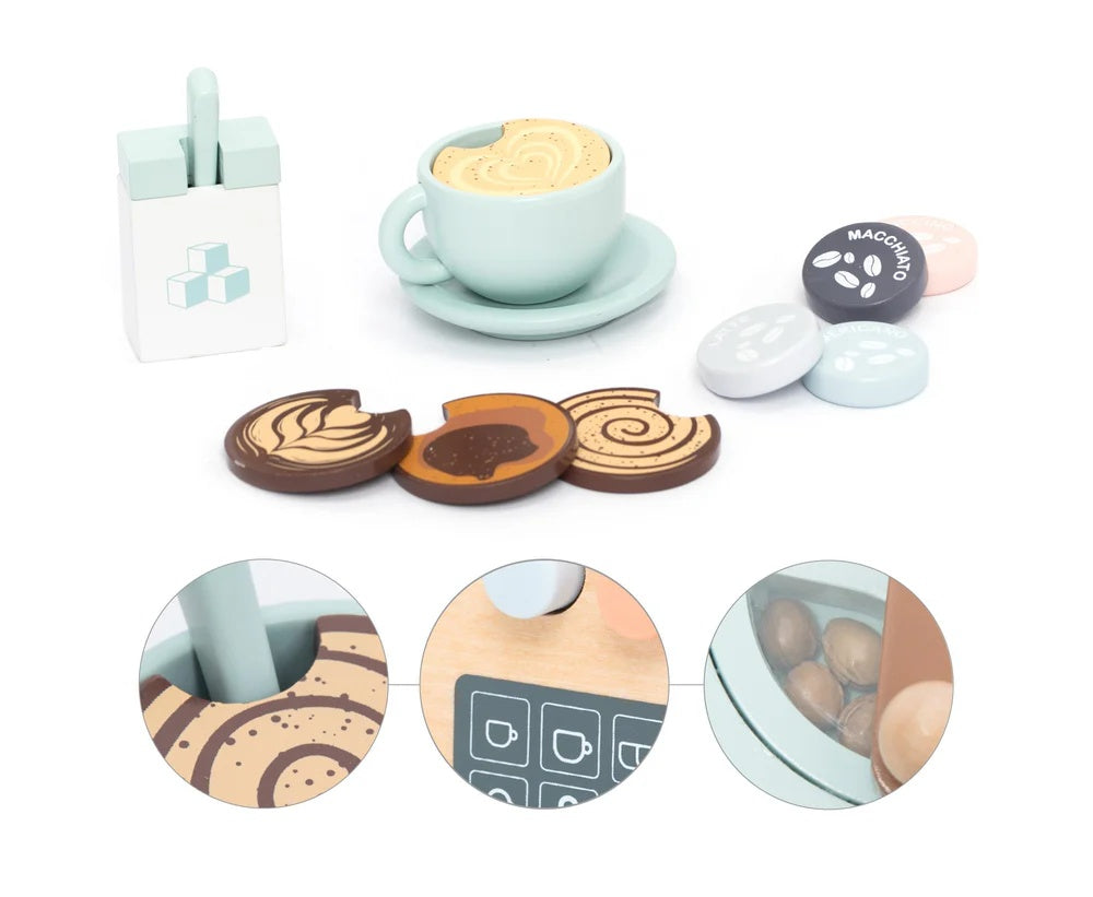 Joc de rol Aparat de cafea cu accesorii, UMU Toys