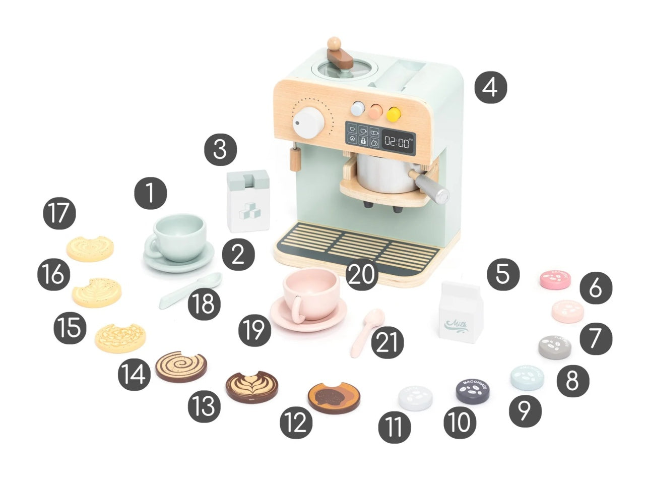 Joc de rol Aparat de cafea cu accesorii, UMU Toys