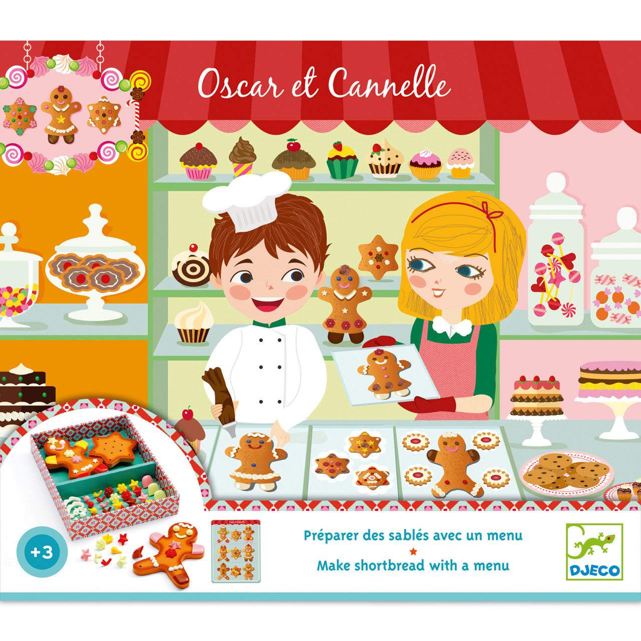 Joc de rol Set de patiserie Oscar și Cannelle, Djeco