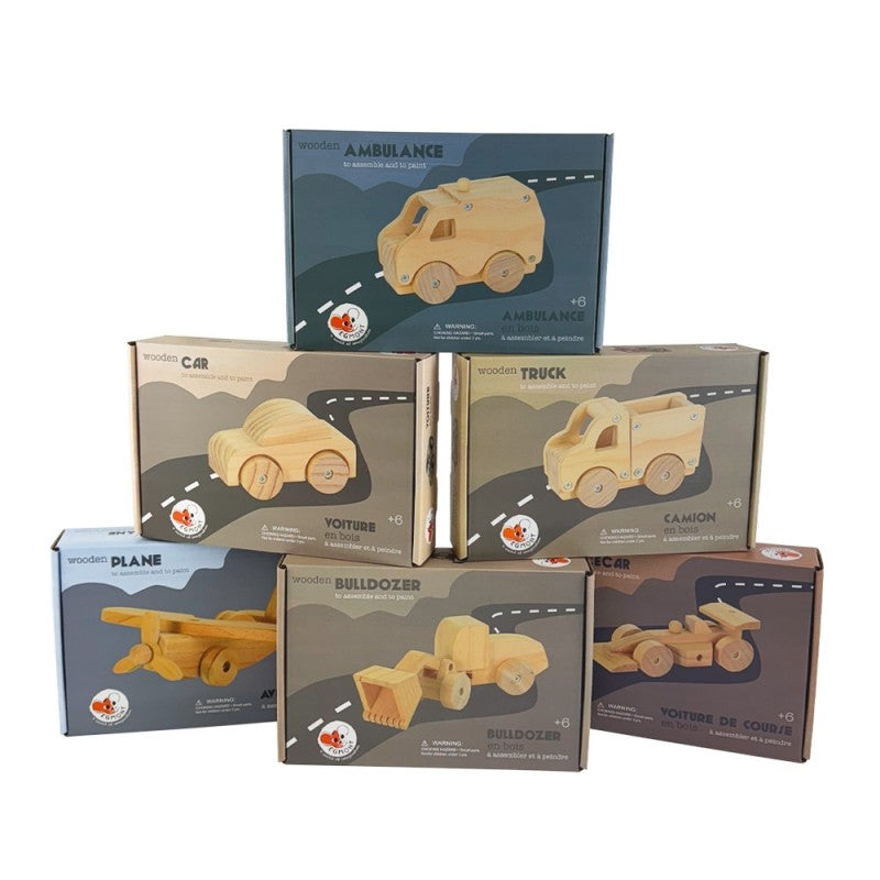Joc educativ si creativ de asamblat si pictat Avion, Egmont Toys