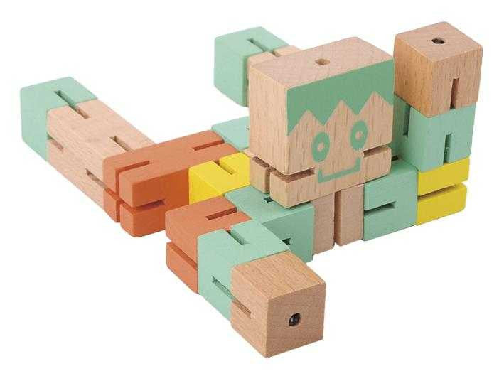 Joc logic IQ 3D puzzle Baiat verde, Fridolin