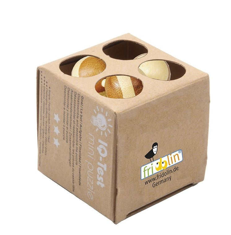 Joc logic IQ Puzzle 3D Atom doua culori, Fridolin