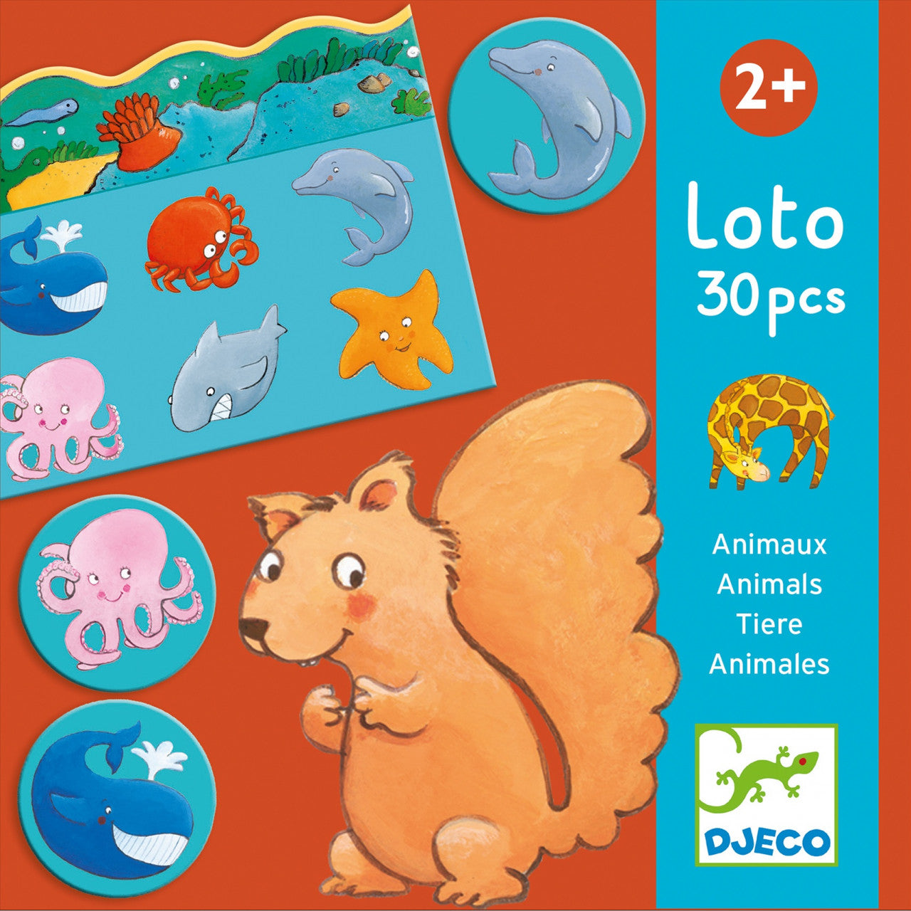 Joc Loto cu animale, Djeco