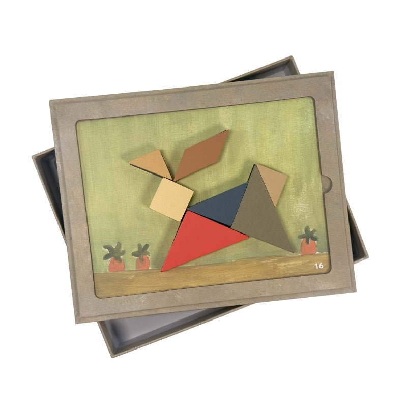 Joc magnetic Tangram, Egmont Toys