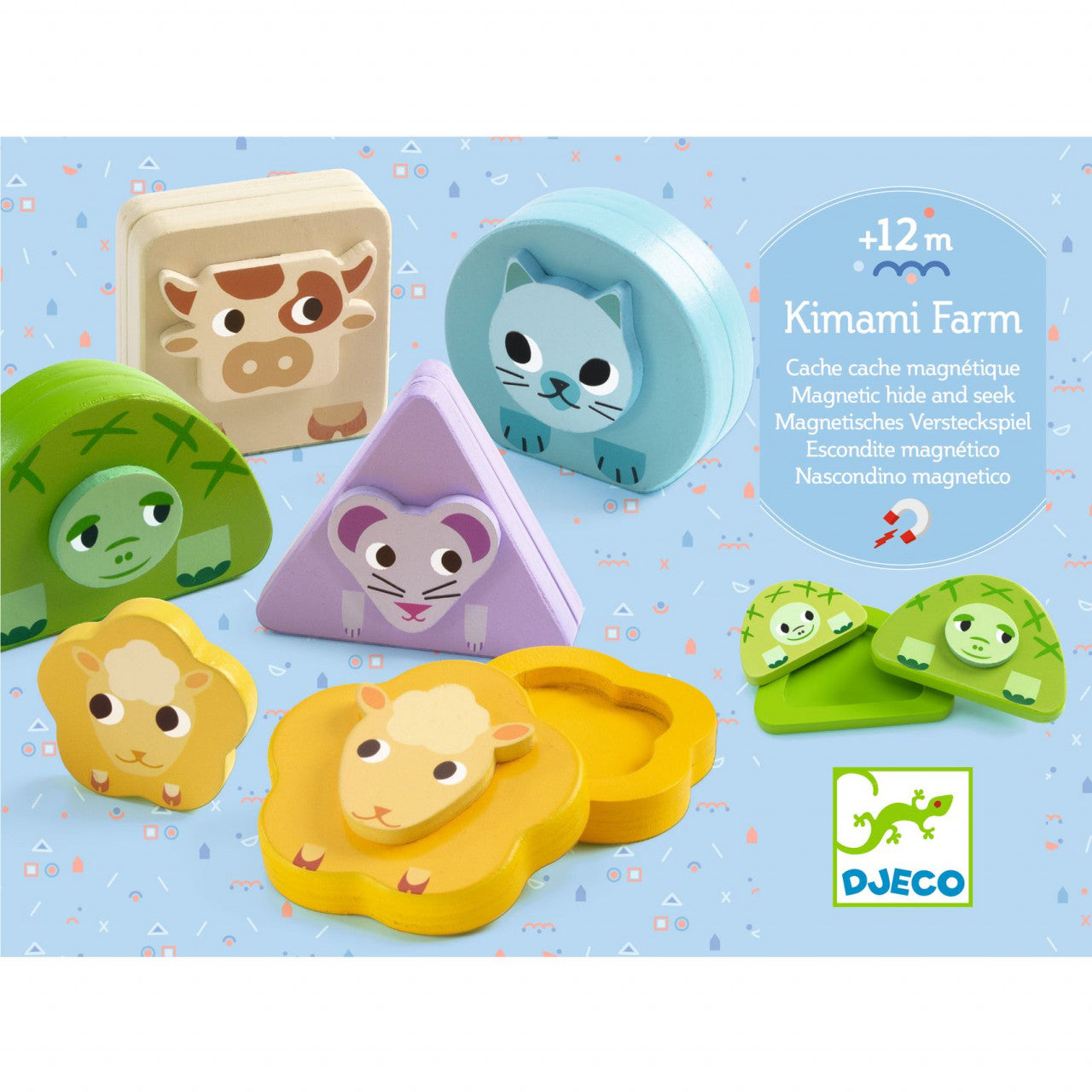 Jucarie educativa bebe Kimami Farm, Djeco